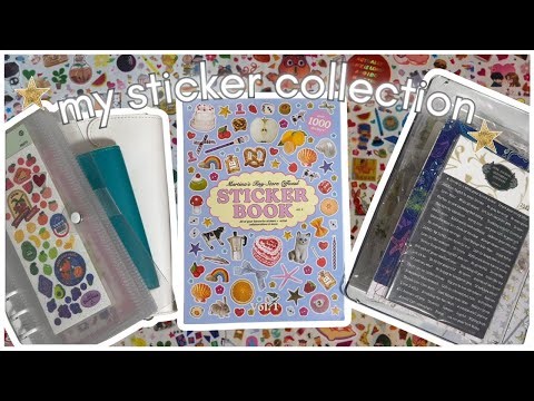 my sticker collection + (where to buy them) ⋆｡‧˚ʚ🍓ɞ˚‧｡⋆