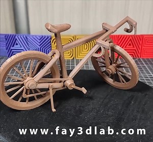 Fay3dlab used Tinkercad to design this mini bicycle card that assembles into a 3D printed bike with moving wheels! 🚲 🚴‍♂️ 🚲 🚴‍♀️ 🚲 Design: https://www.tinkercad.com/things/6sQFziPvAUs Tutorial: https://www.instructables.com/Mini-Bicycle-Card/ | Tinkercad