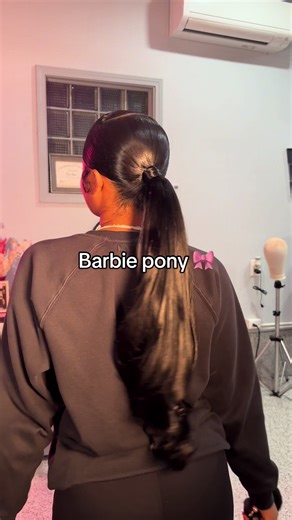 Sleek Barbie Ponytail Tutorial for Thick Hair