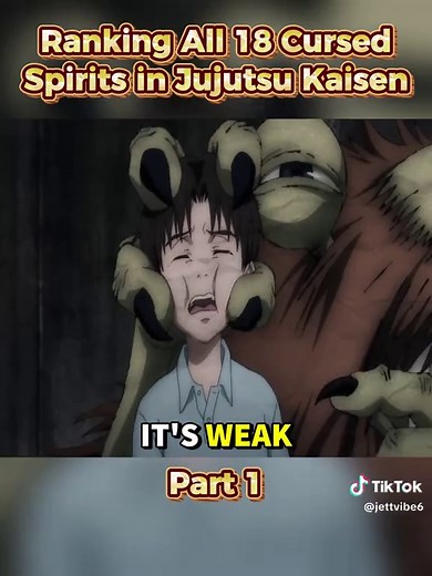 Ranking All 18 Cursed Spirits in Jujutsu Kaisen #jujutsukaisen | jujutsu no kaisen