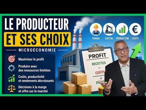 Microéconomie #3 — Le producteur et ses choix