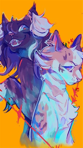 💎 Rhinestone Eyes | Shadowpetal Redraw💎 #oc #warriorcats #digitalpainting #art #speedpaint #warriors