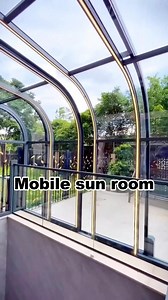 73K views · 935 reactions | Mobile sunroom, the courtyard is idle, can be installed with such a design. #awning #awnings #carporch #patio #gardendesign #roof #metalroof #outdoor #gazebo #retractable #pergola #blinds #sunroom #sunshade #tottme | Chinawindoors | Facebook