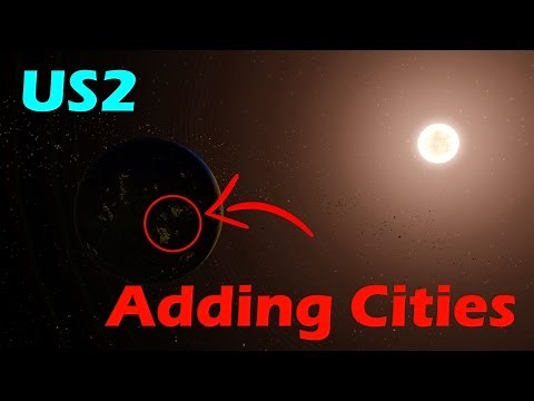 How to add CITIES to a planet! - Universe Sandbox 2