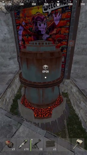 Oil Refinery Base Tutorial - Rust #rust #rustclips #rustshorts #rustsolo #survival #pc #gaming