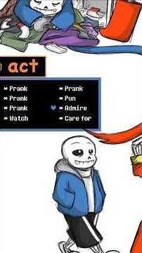 Papyrus And Sans ACTIONS towards Each other! (Undertale Comic Dub)