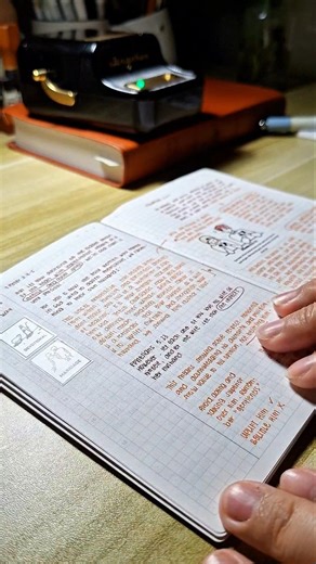 Snippet of my temporary commonplace notebook and Niimbot thermal printer