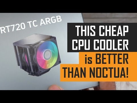 CPS PcCooler RT 720 TC ARGB Air Cooler Unboxing, Install Guide, Testing & Review- Budget Monster