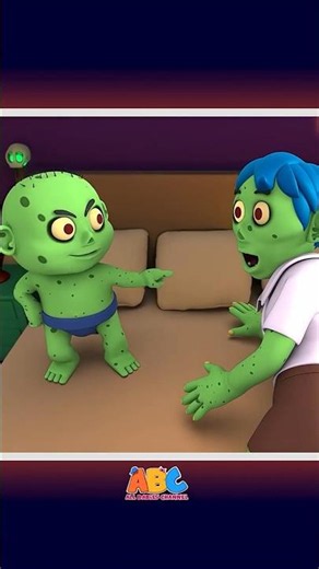7 Zombies In The Bed #shorts #kidssongs #halloween