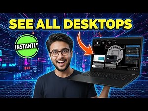 How to See All Desktops on Windows 10 | Task View Tutorial
