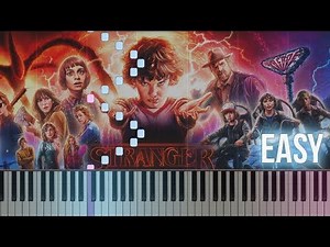 Stranger Things Theme Song | How To Play Piano Tutorial [EASY]