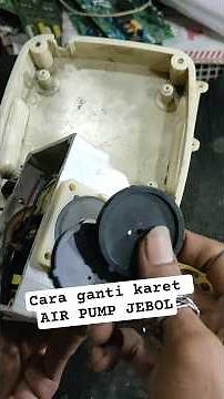 How to replace a broken AIR PUMP rubber