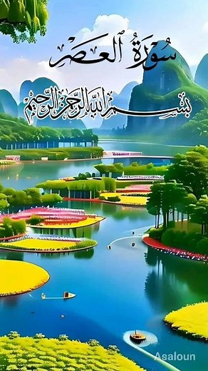 Surah Al-Asr (العصر) | Sheikh Mishary Rashid Alafasy, | Heart Touching Quran Recitation, #talawat