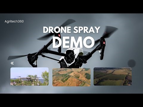 How We Use Drones for Pesticide Spraying in Our Orchard | Modern Farming Techniques