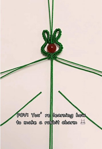 DIY Macrame Rabbit Charm Tutorial: Easy Knots Guide
