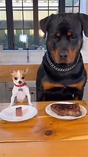 Tiny Dog vs Big Dog 😂🐶 #shorts