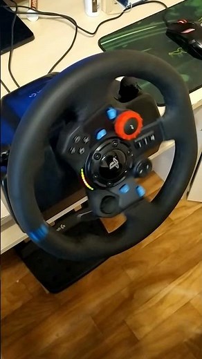Logitech G29 force feedback test | startup