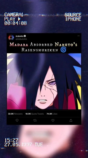 Madara Absorbed Naruto’s Rasenshuriken ⚡ | Naruto vs Madara