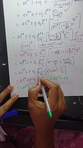Live highlight Very Important Problem from Particular Integral method 6