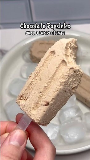 Chocolate Popsicles 🍫🧊 | ONLY 3 Ingredients