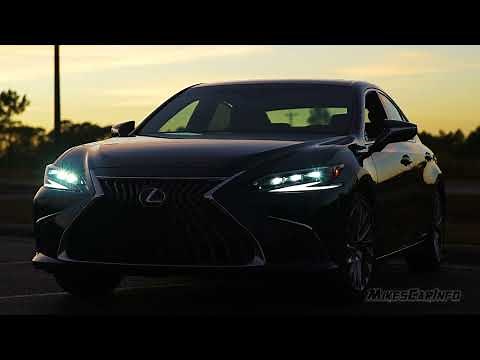 👉 AT NIGHT: Lexus ES300h ULTRA LUX - Interior & Exterior Lighting Overview + Night Drive