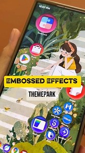 11 reactions | The New Update for Themepark module on Goodlock application  #1: The New Effect: Emboss, which you can apply on your application icons on your Galaxy phones. #wetechtip #Update #goodlock #themepark | We Phone Shop | Facebook