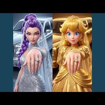 Golden vs Silver Wedding (Peach and Rumi Story)