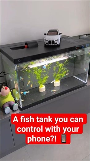 Testing the Xiaomi Smart Fish Tank: Is it worth it? #guppyfish, #smartgadgets, #desksetup #xiaomi