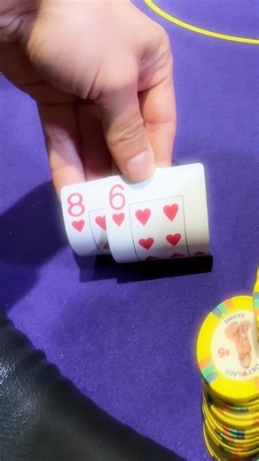 $855 POT with 6-8 SUITED?! 🤯 #poker #pokerstrategy