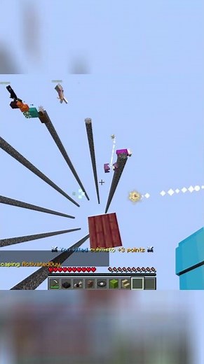 Easiest Random Item Pillars Eliminations in Minecraft! #minecraft #shorts #pillarsoffortune