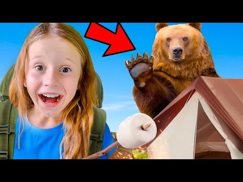 Nastya teaches kids summer camping rules