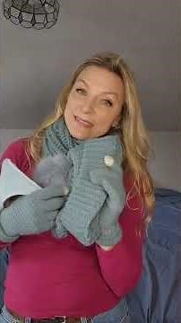Beautiful & cozy scarf, hat, glove set-COMFORTABLE ear muffs