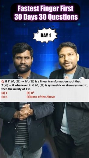 Day 1: Fastest Finger First