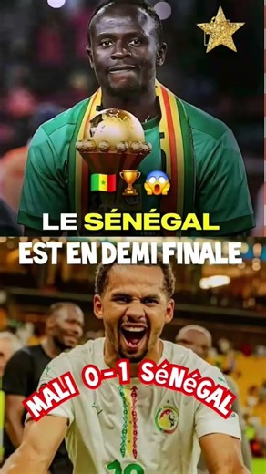 🚨 Le Sénégal s’offre le Mali et file en demi-finale de la CAN 2025 #football #afcon #senegal #mali