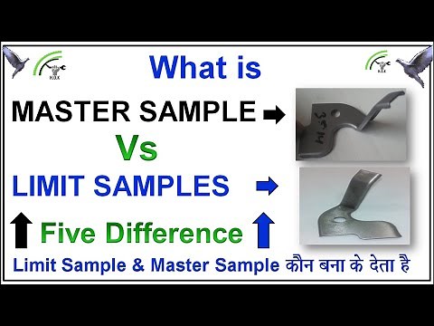 Master Sample and Limit Sample, what is difference in master and limit sample, who approved these