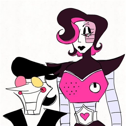 Spamton y Mettaton en una animación única