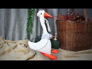 How to sew a goose doll from start to finish (free pattern)