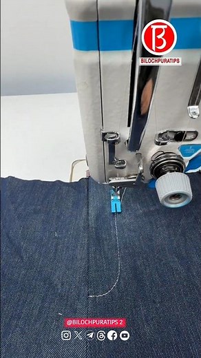 The simplest way to install a zipper on pants