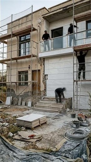 Beach House 🌴 Beautiful Tropical Sunset | Relaxing Ocean Waves & Paradise View 4K