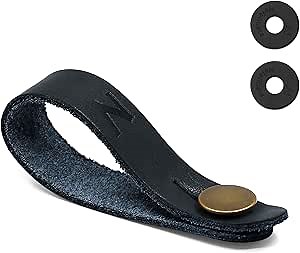 Nefelibata Guitar Strap Lock, Leather Guitar Strap Button, Headstock Adapter Tie,Guitar Neck Strap for Acoustic, Ukulele Strap & Mandolin,Come with Free 1 Pair Strap Locks