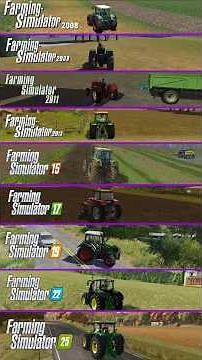 History of Farming Simulator Games #farmingsimulator #fs25 #gaming #shorts