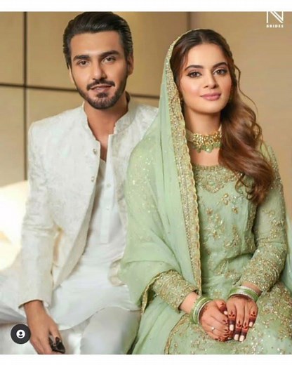AHSAN MOHSIN IKRAM & MINAL KHAN ENGAGEMENT PHOTOS 💍|#MIHSAN #STUNNING COUPLE.