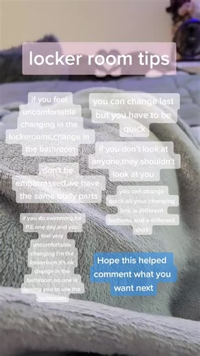 Locker Room Changing Tips for Girls