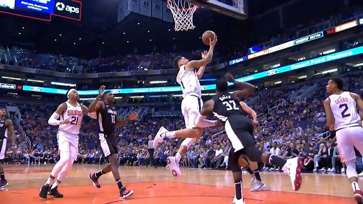 Last week Devin Booker recorded back-to-back 5⃣0⃣ PT games (March 25th: 59 PTS, March 27th: 50 PTS) and became the YOUNGEST player in NBA HISTORY to do so! 😱 Catch his BEST from both games before the Phoenix Suns take on the Cleveland Cavaliers TONIGHT at 10pm/et on NBA TV. | NBA