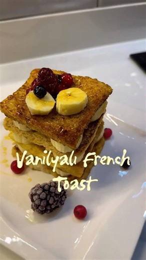 Vanilyalı French Toast 🤍