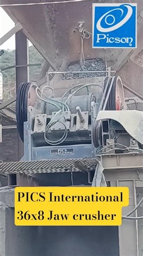 PICS Jaw crusher single Toggle call: +91 9328540930 #constructionequipment #stonecrusher