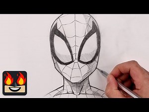 How To Draw Spiderman | Beginner's Sketch Tutorial - Videos For Kids