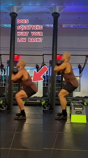 Ease Low Back Pain: Modify Your Squats Today! #FitnessTips #SquatForm