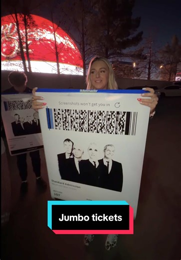 Jumbo Tickets at The Sphere: No Doubt Giant Posters
