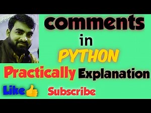 Comments in Python Programming(Single Line and Multiple lines)